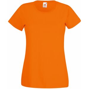 (XS, Orange) Fruit Of The Loom Ladies/Womens Lady-Fit Valueweight Short Sleeve T (XS, Orange) Fruit Of The Loom Ladies/Womens Lady-Fit Valueweight Short Sleeve T