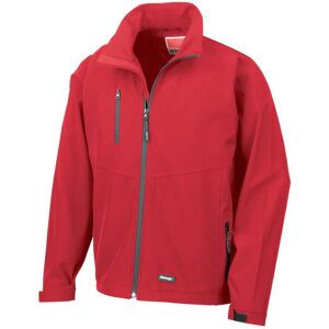 (L, Red) Result Mens 2 Layer Base Softshell Breathable Wind Resistant Jacket (L, Red) Result Mens 2 Layer Base Softshell Breathable Wind Resistant Jacket