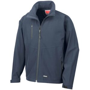 (M, Navy Blue) Result Mens 2 Layer Base Softshell Breathable Wind Resistant Jack (M, Navy Blue) Result Mens 2 Layer Base Softshell Breathable Wind Resistant Jack