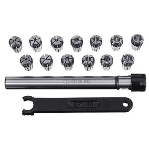 GreenZech Straight Shank Collet Chuck Holder with 7pcs ER11 1-7mm Spring Collet Chuck for GreenZech Straight Shank Collet Chuck Holder with 7pcs ER11 1-7mm Spring Collet Chuck for