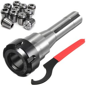 GreenZech 11pcs ER32 Spring Collets Set With R8-ER32 Collet Chuck Holder For CNC Milling L GreenZech 11pcs ER32 Spring Collets Set With R8-ER32 Collet Chuck Holder For CNC Milling L