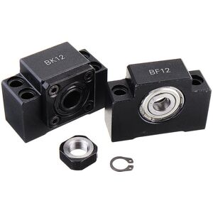 GreenZech 2pcs BK12 BF12 Ball Screw End Supports for Ball Screw SFU1605 SFU1610 CNC XYZ Pa GreenZech 2pcs BK12 BF12 Ball Screw End Supports for Ball Screw SFU1605 SFU1610 CNC XYZ Pa