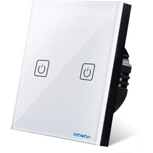 GreenZech (White, 2 Way) Smart Switch Wireless Remote Control APP Controled Wall Light Swi GreenZech (White, 2 Way) Smart Switch Wireless Remote Control APP Controled Wall Light Swi