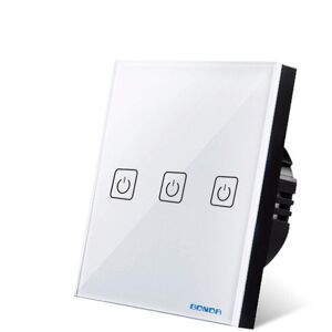 GreenZech (White, 3 Way) Smart Switch Wireless Remote Control APP Controled Wall Light Swi GreenZech (White, 3 Way) Smart Switch Wireless Remote Control APP Controled Wall Light Swi