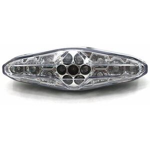 GreenZech (White) 12V Motorcycle Retro Brake Light Plate Tail Lights For Harley Cruise Pri GreenZech (White) 12V Motorcycle Retro Brake Light Plate Tail Lights For Harley Cruise Pri