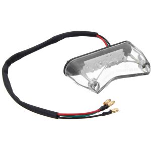GreenZech (White) 12V Universal Motorcycle Rear Running Stop Brake Tail Light For Scooter GreenZech (White) 12V Universal Motorcycle Rear Running Stop Brake Tail Light For Scooter