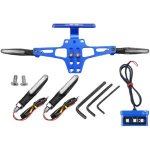 GreenZech 12V Motorcycle Flowing LED License Plate Lamp Turn Signals Tail Brake Light - Motorcycle Lighting GreenZech 12V Motorcycle Flowing LED License Plate Lamp Turn Signals Tail Brake Light - Motorcycle Lighting