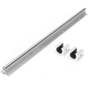 GreenZech (450mm) 100-1000mm Linear Rail Optical Axis Guide with 2pcs SBR12UU Bearing Bloc GreenZech (450mm) 100-1000mm Linear Rail Optical Axis Guide with 2pcs SBR12UU Bearing Bloc