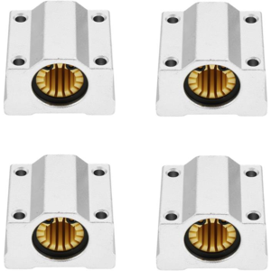 GreenZech 4pcs SC12UU 12mm Solid Polymer Linear Bearing Slide Bushing For CNC GreenZech 4pcs SC12UU 12mm Solid Polymer Linear Bearing Slide Bushing For CNC