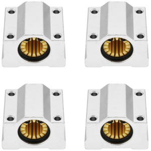 GreenZech 4pcs SC20UU 20mm Solid Polymer Linear Bearing Slide Bushing For CNC GreenZech 4pcs SC20UU 20mm Solid Polymer Linear Bearing Slide Bushing For CNC