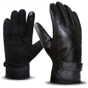 GreenZech (Black, Female) Waterproof Warm Leather Gloves Motorcycle Safety Sport Touch Scr GreenZech (Black, Female) Waterproof Warm Leather Gloves Motorcycle Safety Sport Touch Scr