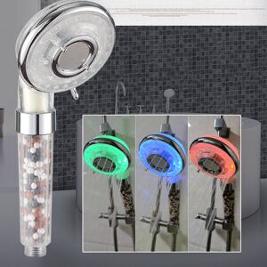 GreenZech LED Three-color Shower Head Enhanced Pressurized Negative Ion Shower 7-function GreenZech LED Three-color Shower Head Enhanced Pressurized Negative Ion Shower 7-function