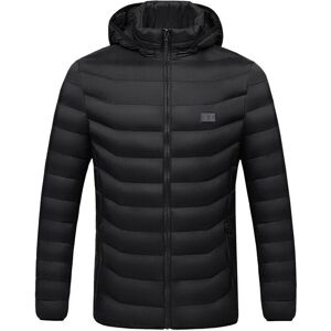 GreenZech (Black, M) 9 Heating Zones USB Unisex Electric Heated Coat Winter Warm Hooded Ja GreenZech (Black, M) 9 Heating Zones USB Unisex Electric Heated Coat Winter Warm Hooded Ja
