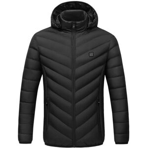 GreenZech (Black, M) Electric USB Heating Coats Vest Jacket 4 Heating Pads Cloth Body Warm GreenZech (Black, M) Electric USB Heating Coats Vest Jacket 4 Heating Pads Cloth Body Warm