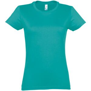 (S, Caribbean Blue) SOLS Womens/Ladies Imperial Heavy Short Sleeve T-Shirt (S, Caribbean Blue) SOLS Womens/Ladies Imperial Heavy Short Sleeve T-Shirt