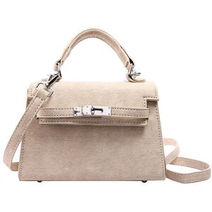 Unbranded (Khaki) Korean Kelly Bag Version Crossbody Bag Advanced Sense Hand Bag Fashion C Unbranded (Khaki) Korean Kelly Bag Version Crossbody Bag Advanced Sense Hand Bag Fashion C