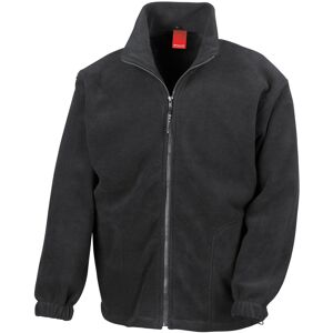 (M, Black) Result Mens Polartherm Fleece Jacket (M, Black) Result Mens Polartherm Fleece Jacket
