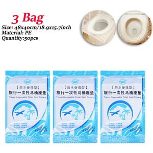 nobrand (3 bag 50pcs) 50-500pcs Disposable Toilet Seat Cover Portable Safety Toilet Seat nobrand (3 bag 50pcs) 50-500pcs Disposable Toilet Seat Cover Portable Safety Toilet Seat