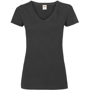 (M, Black) Fruit of the Loom Womens/Ladies V Neck Lady Fit T-Shirt (M, Black) Fruit of the Loom Womens/Ladies V Neck Lady Fit T-Shirt
