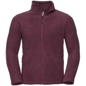(L, Burgundy) Russell Mens Outdoor Fleece Jacket (L, Burgundy) Russell Mens Outdoor Fleece Jacket