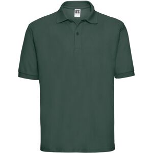 (M, Bottle Green) Russell Mens Polycotton Pique Polo Shirt (M, Bottle Green) Russell Mens Polycotton Pique Polo Shirt