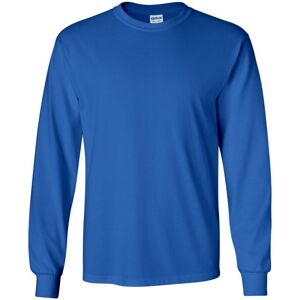 (L, Royal) Gildan Mens Plain Crew Neck Ultra Cotton Long Sleeve T-Shirt (L, Royal) Gildan Mens Plain Crew Neck Ultra Cotton Long Sleeve T-Shirt