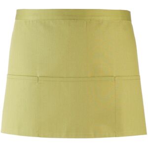 (One Size, Lime) Premier Colours 3 Pocket Short Apron (One Size, Lime) Premier Colours 3 Pocket Short Apron