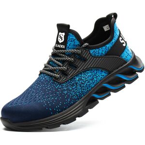 Unbranded (Blue, 10 UK (men's)) Lightweight Safety Trainers Steel Toe Cap Work Shoes Mens Unbranded (Blue, 10 UK (men's)) Lightweight Safety Trainers Steel Toe Cap Work Shoes Mens