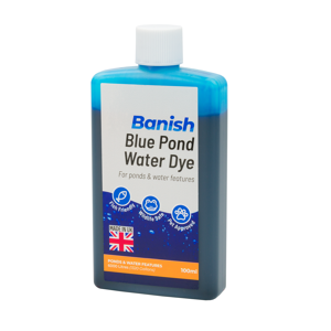 (Blue, 100ml) Pisces Banish Pond Dye Water Colour Blue Black Grey Algae Control (Blue, 100ml) Pisces Banish Pond Dye Water Colour Blue Black Grey Algae Control