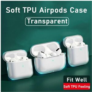 nobrand (Black AirPods 3) TPU Transparent Earphone Case for AirPods 1/2/3 Pro Gen Cover nobrand (Black AirPods 3) TPU Transparent Earphone Case for AirPods 1/2/3 Pro Gen Cover