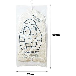 nobrand (67x90cm) 1pc Compressed BagCloset Hanging Organizer Vacuum Bag for Clothes Stor nobrand (67x90cm) 1pc Compressed BagCloset Hanging Organizer Vacuum Bag for Clothes Stor