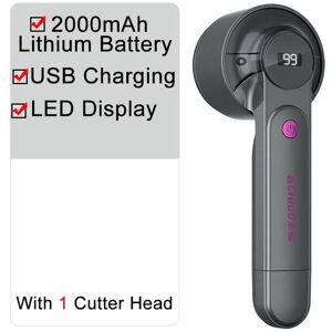 nobrand (Grey) Smart Household Electric Lint Remover Portable USB Charge Pellet Remover nobrand (Grey) Smart Household Electric Lint Remover Portable USB Charge Pellet Remover