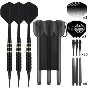 nobrand (A1 Black) FOX SMILING 22g Soft Darts Pin with Plastic Tip and 2 in 1 Dart Shaft nobrand (A1 Black) FOX SMILING 22g Soft Darts Pin with Plastic Tip and 2 in 1 Dart Shaft
