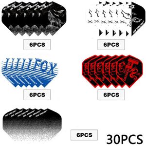 nobrand (30PCS B2) Fox Smiling 30PCS Dart Flights PET Professional Dart Accessories Dar nobrand (30PCS B2) Fox Smiling 30PCS Dart Flights PET Professional Dart Accessories Dar