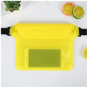 nobrand (yellow color) PVC Swimming Bag Waterproof Phone Pouch Gym Bag for Men Women Out nobrand (yellow color) PVC Swimming Bag Waterproof Phone Pouch Gym Bag for Men Women Out