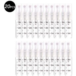 nobrand (20pcs 3ml marks) 10/20/50PCS 3ml 5ml 10ml Perfume Refillable Spray Bottle Porta nobrand (20pcs 3ml marks) 10/20/50PCS 3ml 5ml 10ml Perfume Refillable Spray Bottle Porta