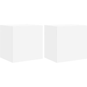 vidaXL TV Wall Cabinet - 40.5x35x40 cm - Wall Mounted TV Unit vidaXL TV Wall Cabinet - 40.5x35x40 cm - Wall Mounted TV Unit