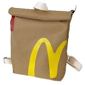 Unbranded Mcdonalds Printed Pattern Backpack Travel Bag Unbranded Mcdonalds Printed Pattern Backpack Travel Bag