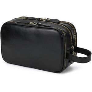nobrand (Black (30cm)) Genuine leather toiletry travel bag for men women black luxury st nobrand (Black (30cm)) Genuine leather toiletry travel bag for men women black luxury st
