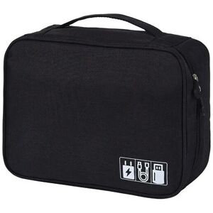 nobrand (A-Black) Travel Organizer Bag Cable Storage Organizers Pouch Carry Case Portabl nobrand (A-Black) Travel Organizer Bag Cable Storage Organizers Pouch Carry Case Portabl