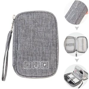 nobrand (B-Gray) Travel Organizer Bag Cable Storage Organizers Pouch Carry Case Portable nobrand (B-Gray) Travel Organizer Bag Cable Storage Organizers Pouch Carry Case Portable