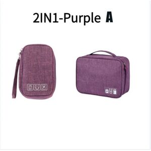 nobrand (2IN1-A) Travel Organizer Bag Cable Storage Organizers Pouch Carry Case Portable nobrand (2IN1-A) Travel Organizer Bag Cable Storage Organizers Pouch Carry Case Portable