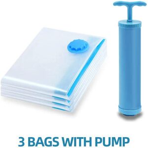 nobrand (80x100CM, 3PCS WITH PUMP) Vacuum Storage Bags For Clothes Pillows Bedding Wate nobrand (80x100CM, 3PCS WITH PUMP) Vacuum Storage Bags For Clothes Pillows Bedding Wate