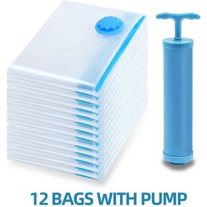 nobrand (40x60CM, 12PCS WITH PUMP) Vacuum Storage Bags For Clothes Pillows Bedding Wate nobrand (40x60CM, 12PCS WITH PUMP) Vacuum Storage Bags For Clothes Pillows Bedding Wate