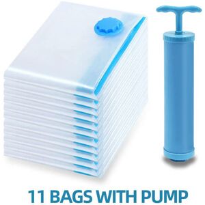 nobrand (60x80CM, 11PCS WITH PUMP) Vacuum Storage Bags For Clothes Pillows Bedding Wate nobrand (60x80CM, 11PCS WITH PUMP) Vacuum Storage Bags For Clothes Pillows Bedding Wate