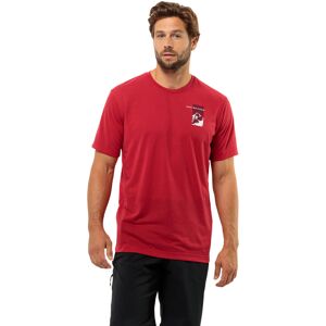 (XXL, Red Glow) Jack Wolfskin Mens Vonnan Short Sleeve Moisture Wicking Graphic (XXL, Red Glow) Jack Wolfskin Mens Vonnan Short Sleeve Moisture Wicking Graphic