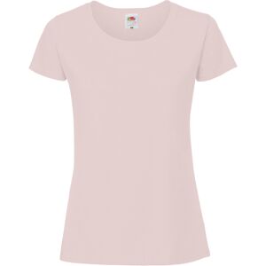 Fruit Of The Loom Powder Rose Womens T-Shirt - Casual Top Fruit Of The Loom Powder Rose Womens T-Shirt - Casual Top