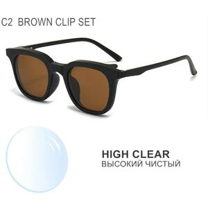 nobrand (-175(-1.75), HIGH CLEAR LENS C2) Myopia Glasses -0.5 to -10 With Sunglasses Cli nobrand (-175(-1.75), HIGH CLEAR LENS C2) Myopia Glasses -0.5 to -10 With Sunglasses Cli