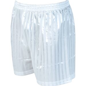 Loops XS - WHITE Junior Sports Continental Stripe Training Shorts Bottoms - Football Loops XS - WHITE Junior Sports Continental Stripe Training Shorts Bottoms - Football