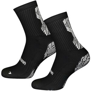 Loops Size 6-8 ADULT Anti Slip Grip Sports Socks - BLACK - Football Gym Running Loops Size 6-8 ADULT Anti Slip Grip Sports Socks - BLACK - Football Gym Running